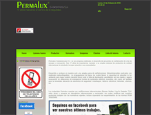 Tablet Screenshot of permalux.com.ar